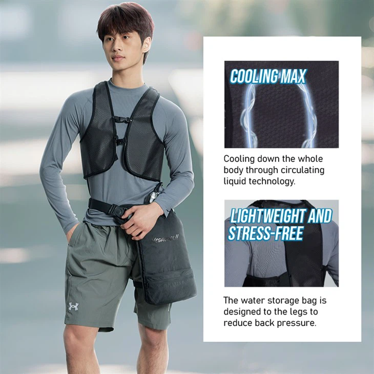 cooling vest with water pump